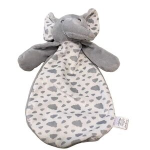 Baby Mode Activities Gray Elephant Lovey Security Blanket Clouds Plush Crinkle
